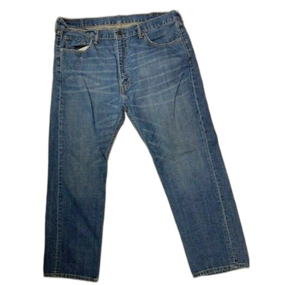 Levi 505 Size 40x30 Mens Jeans Cotton Medium Wash Straight
